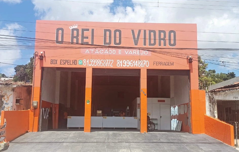 Foto da capa de O Rei do Vidro
